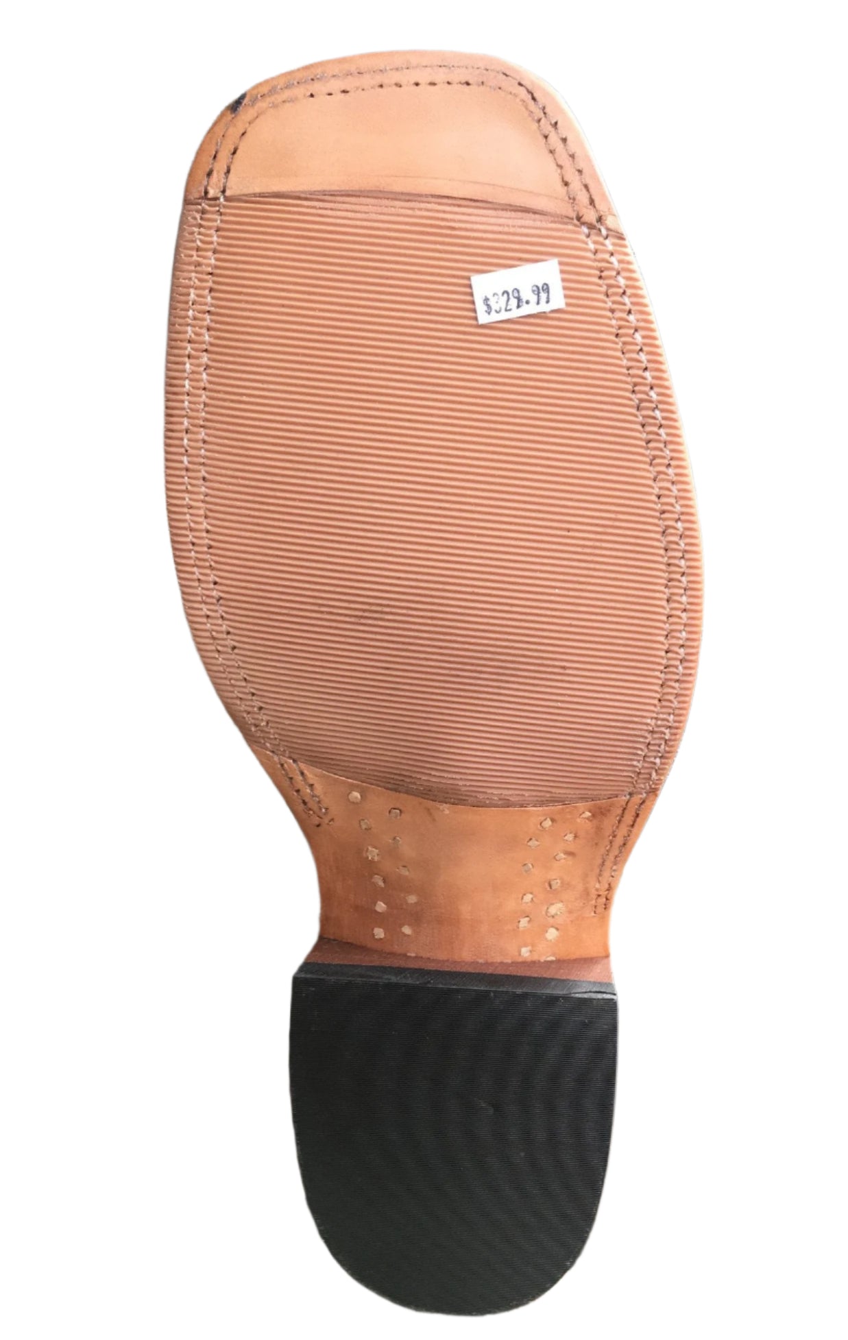 Anderson Bean Tobacco Yeti Brass Explosion Leather Square Toe Boots S1106