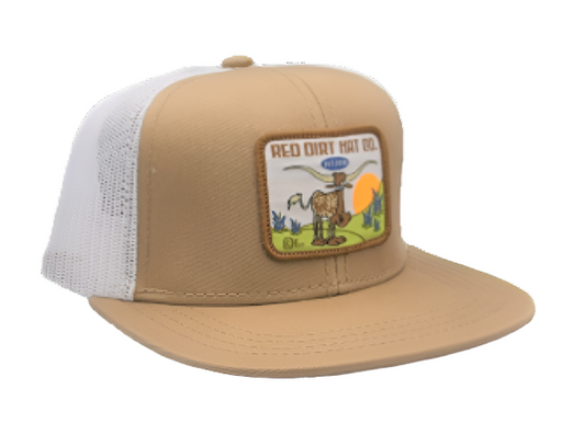 RED DIRT HAT CO. LLJ LONGHORN YOUTH HAT