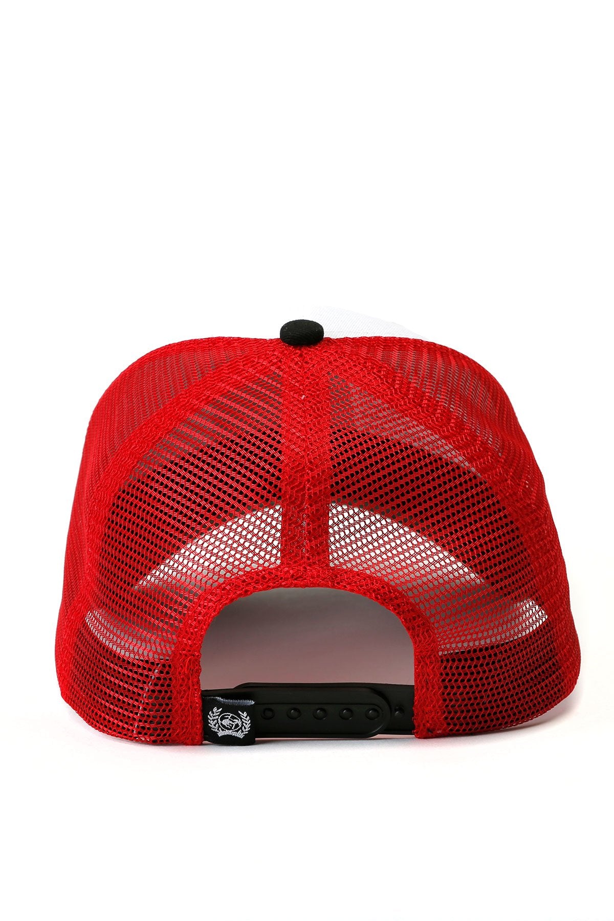 CINCH MEN'S DENIM CO CAP - WHITE / RED / BLACK
