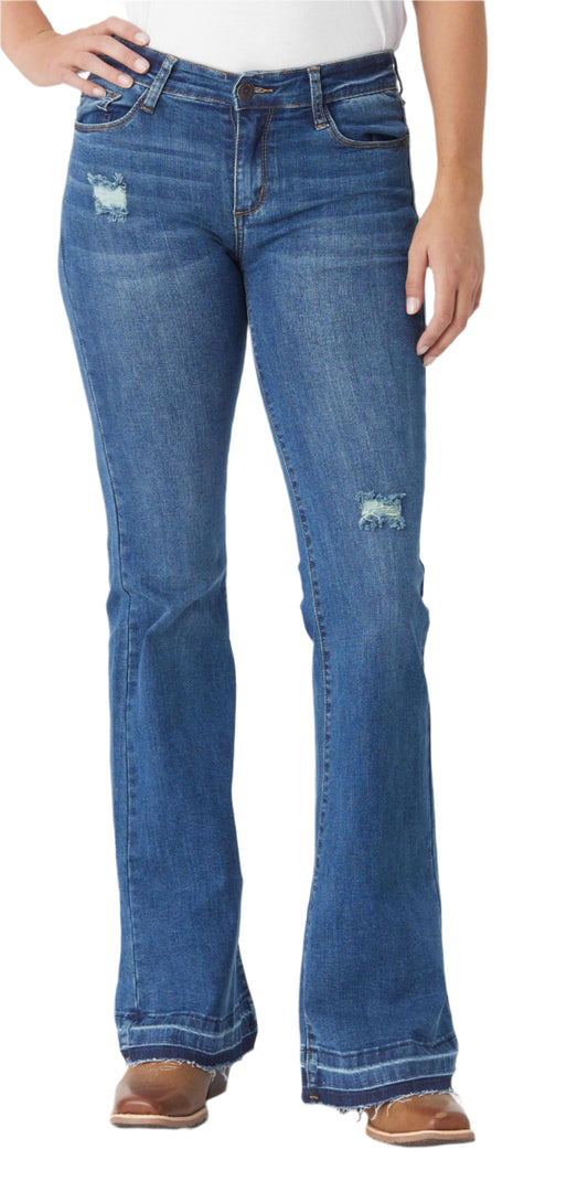CC Women's Free - Flare Mid Rise Jeans
