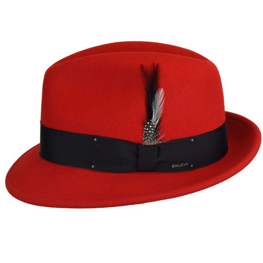 Bailey Tino Fedora in Red
