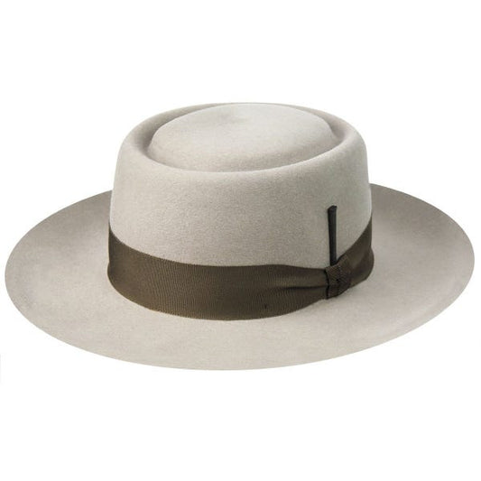 Bailey Walsh Elite Pork Pie Hat in Plaza Taupe
