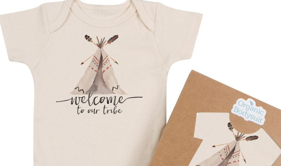 Organic Welcome to the Tribe Bodysuit & Tee