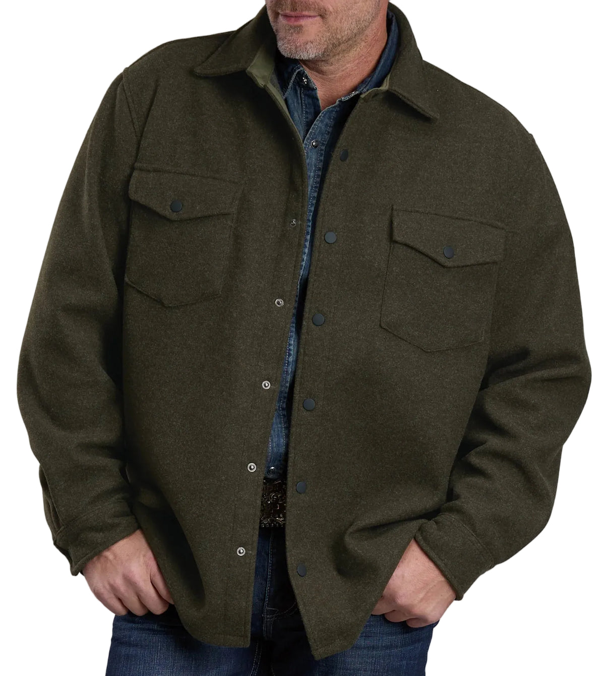 MEN'S ROPER WESTERN BUTTON UP SHACKET