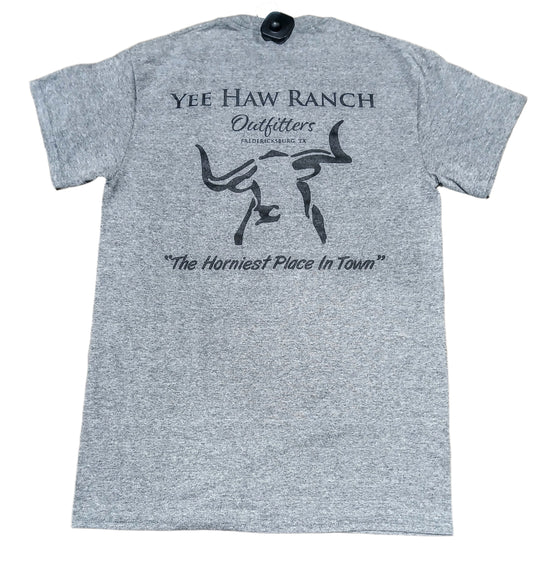 YEE HAW RANCH OUTFITTERS LOGO TEE