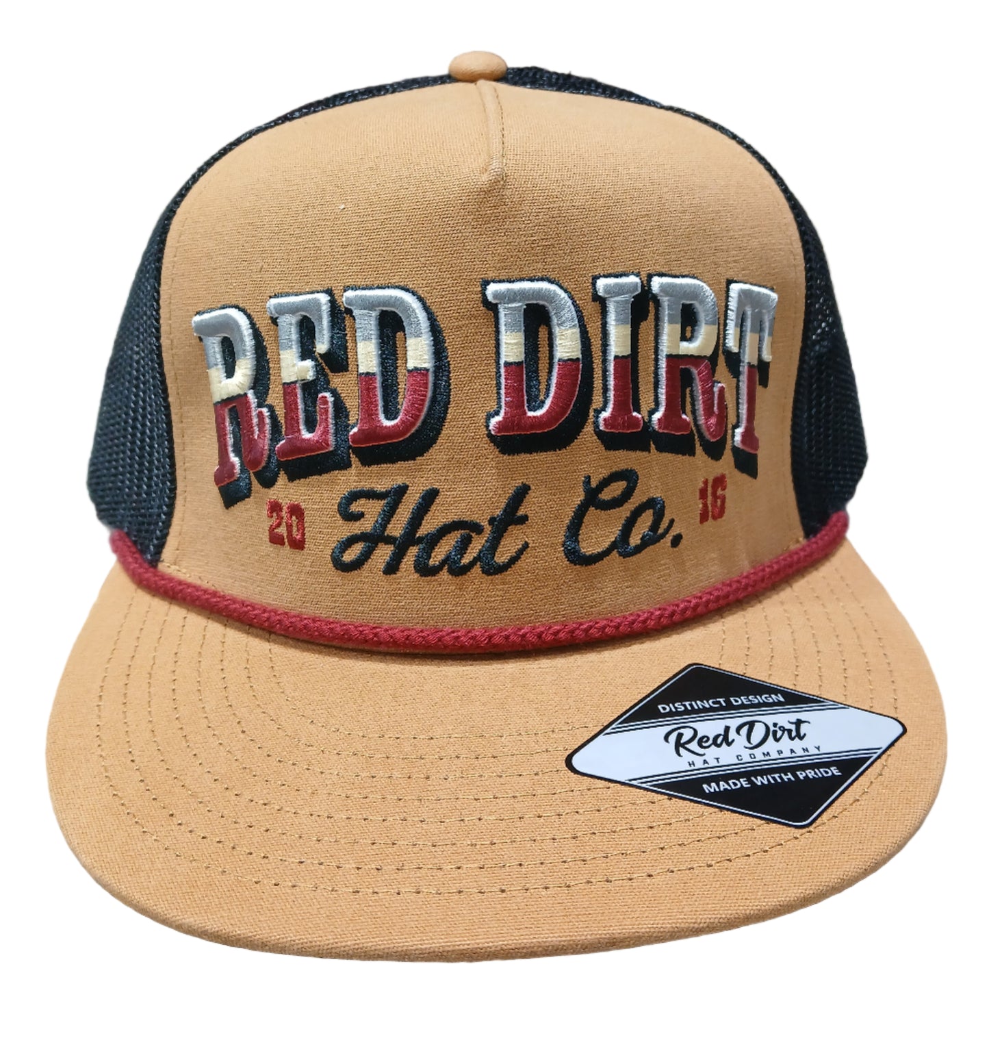 RED DIRT HAT CO COUNTRIFIED HAT in CARAMEL/BLACK