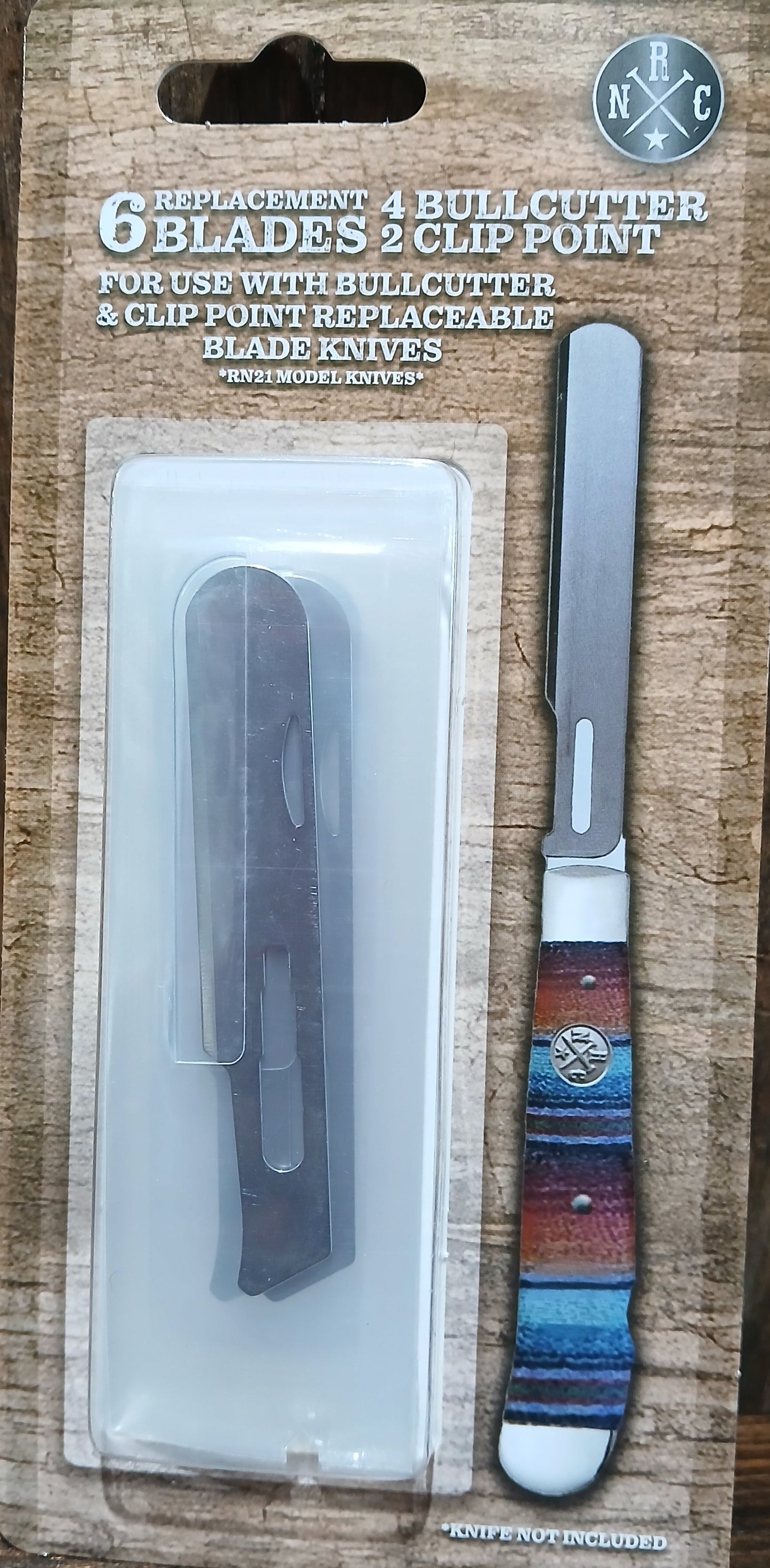 WHISKEY BENT TRAPPER BULLCUTTER LOCKBLADE REPLACEMENT BLADES