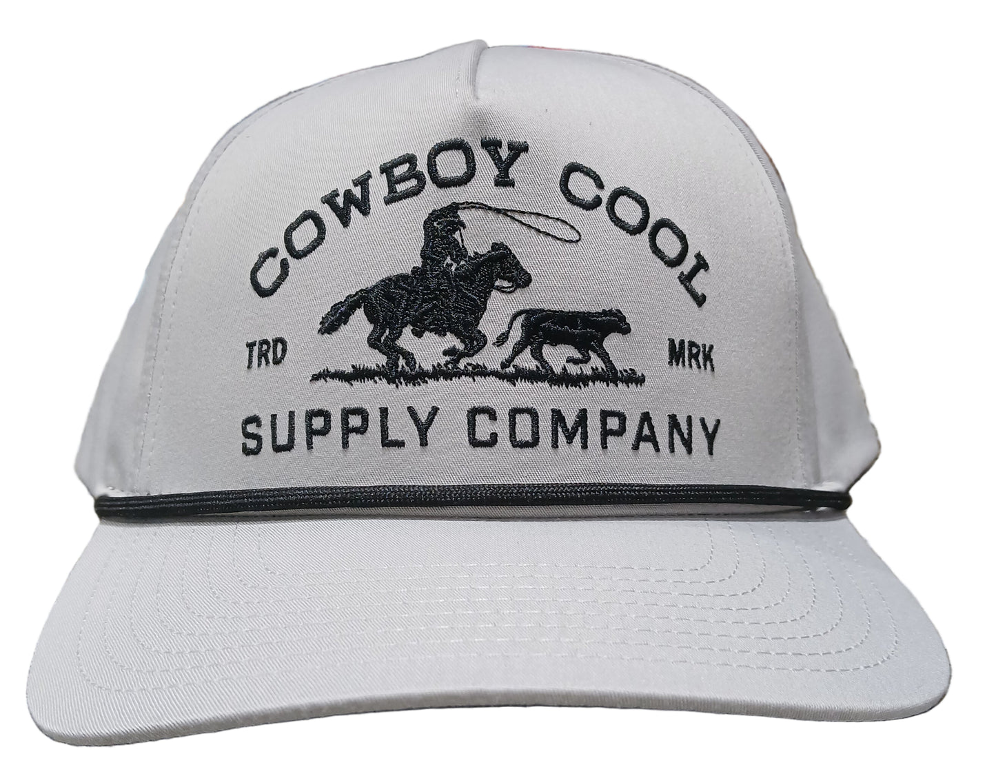 COWBOY COOL ROPER CAP - GREY