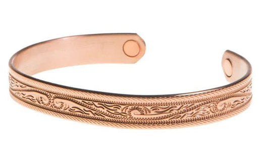 SABONA WESTERN SCROLL MAGNETIC COPPER BRACELET