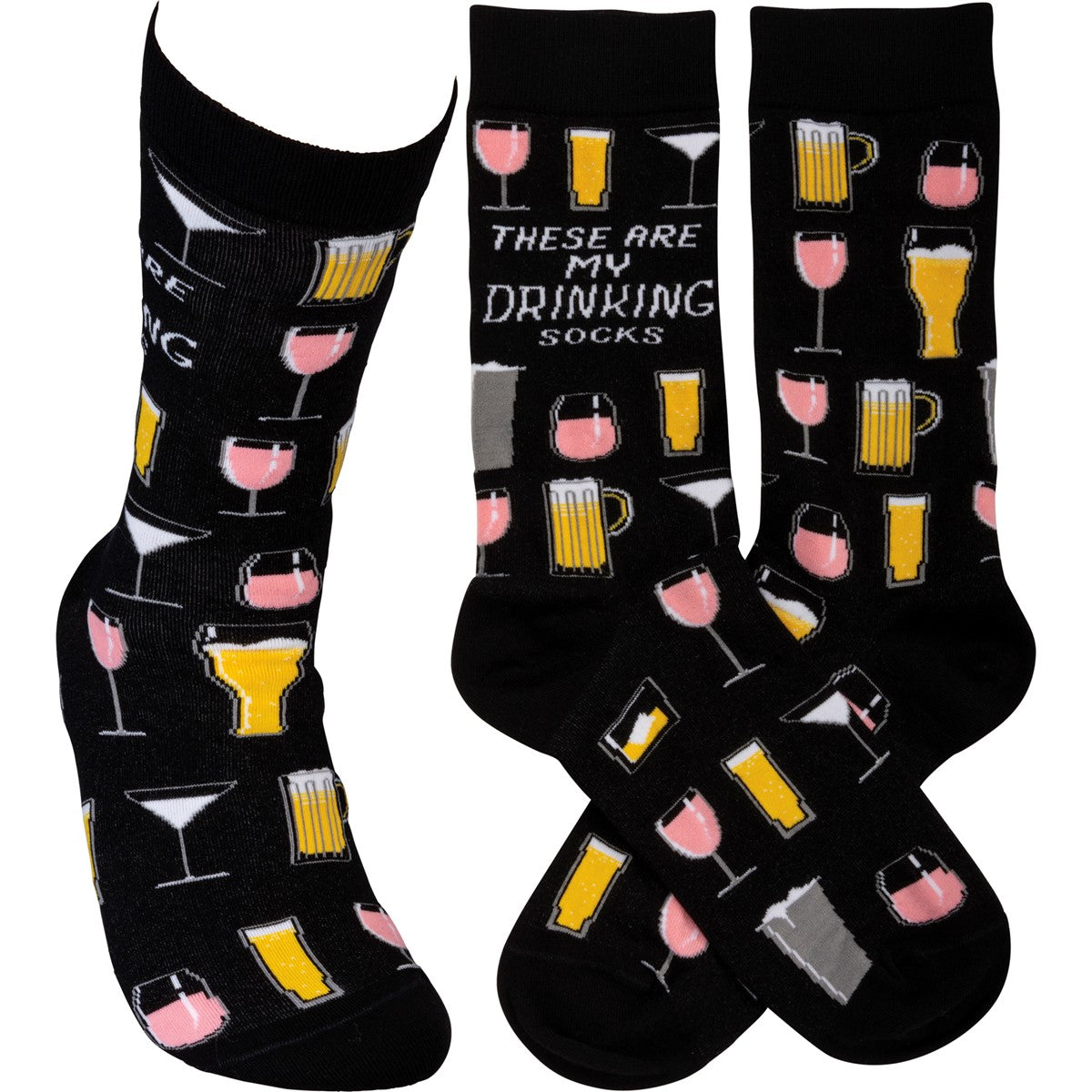 "THESE ARE MY DRINKING SOCKS" SOCKS