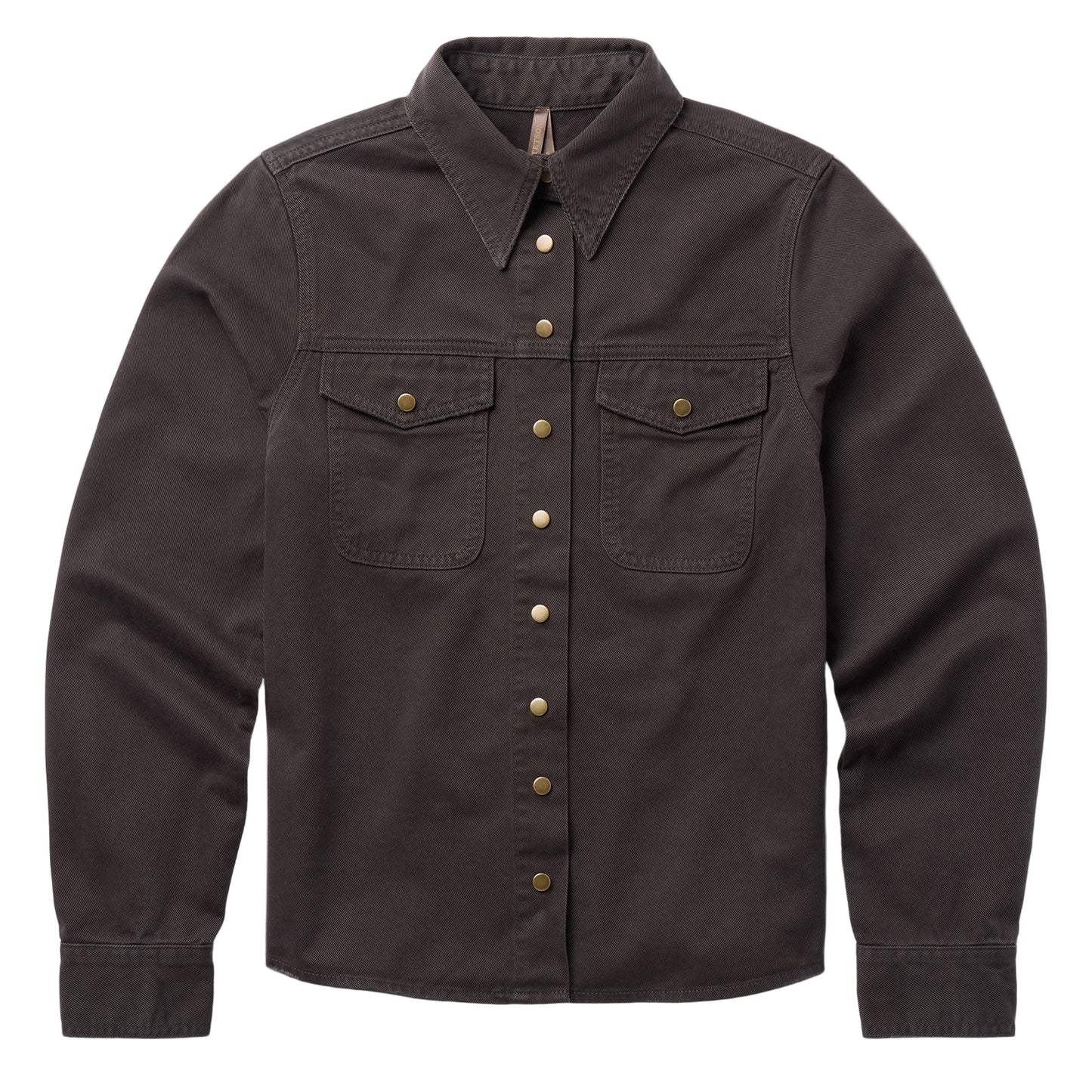 STETSON WOMEN'S DESERT SCENE EMBROIDERED SHIRT in BROWN DENIM