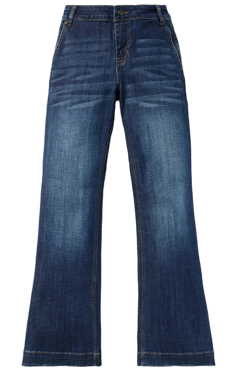 STETSON WOMEN'S 214 DARK WASH WELT POCKET TROUSER JEANS