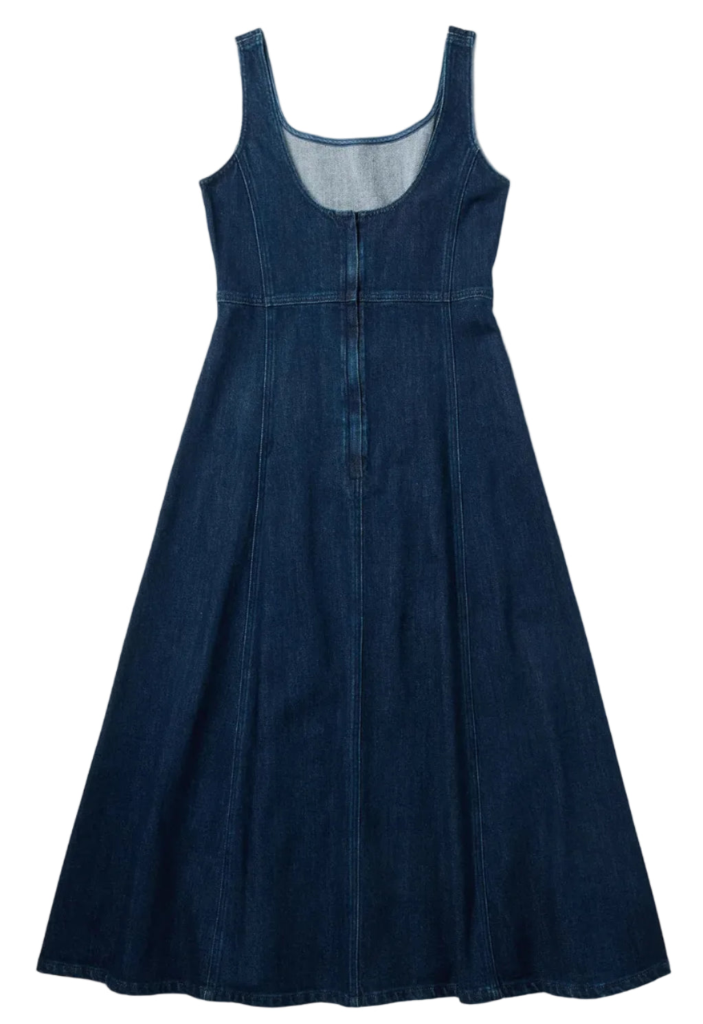 STETSON STRETCH DENIM TANK MIDI DRESS