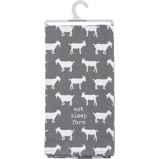 "EAT SLEEP FARM" DISH TOWEL