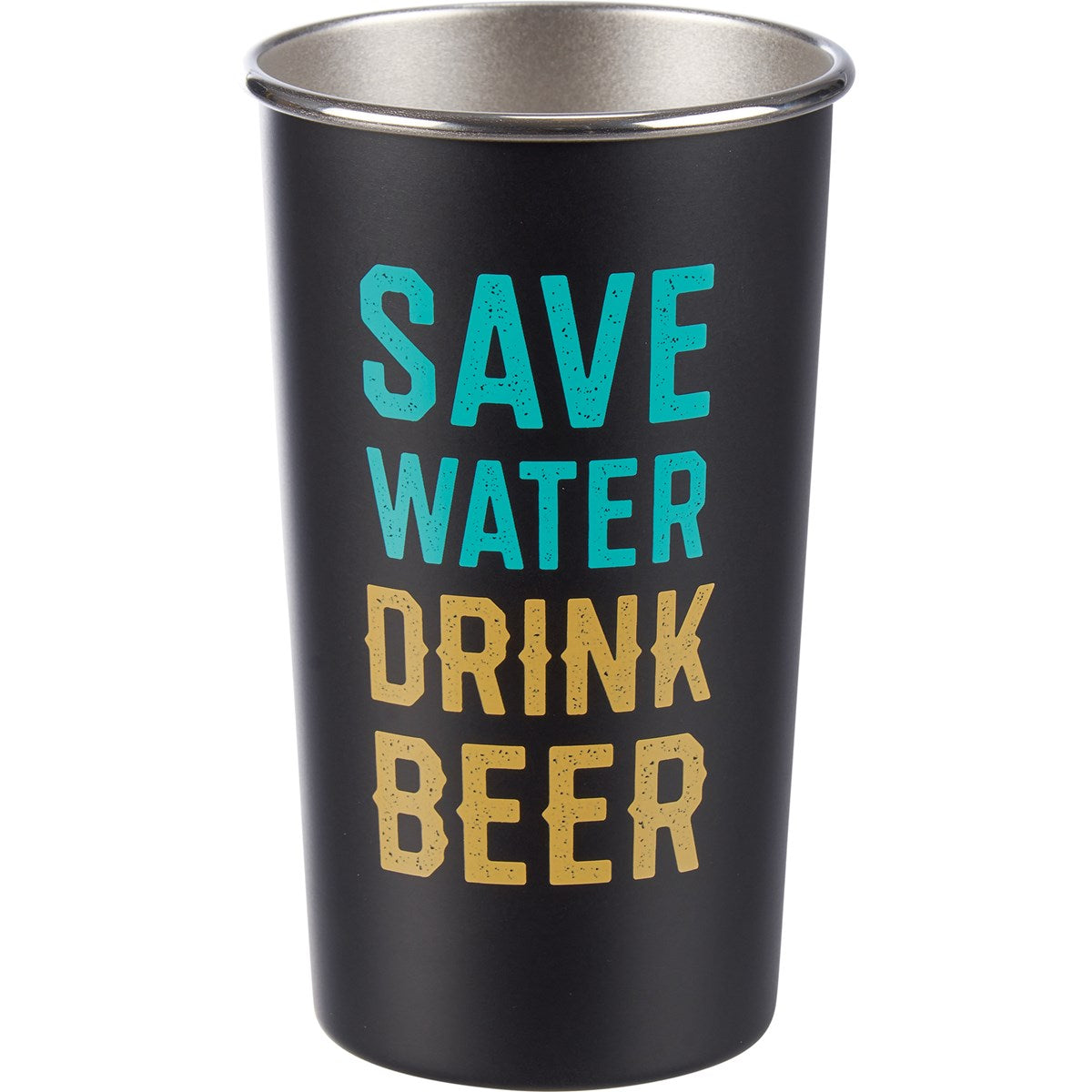 "SAVE WATER DRINK BEER" BEER TUMBLER