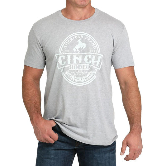 CINCH MEN'S GREY AMERICAN BRAND TEE SHIRT