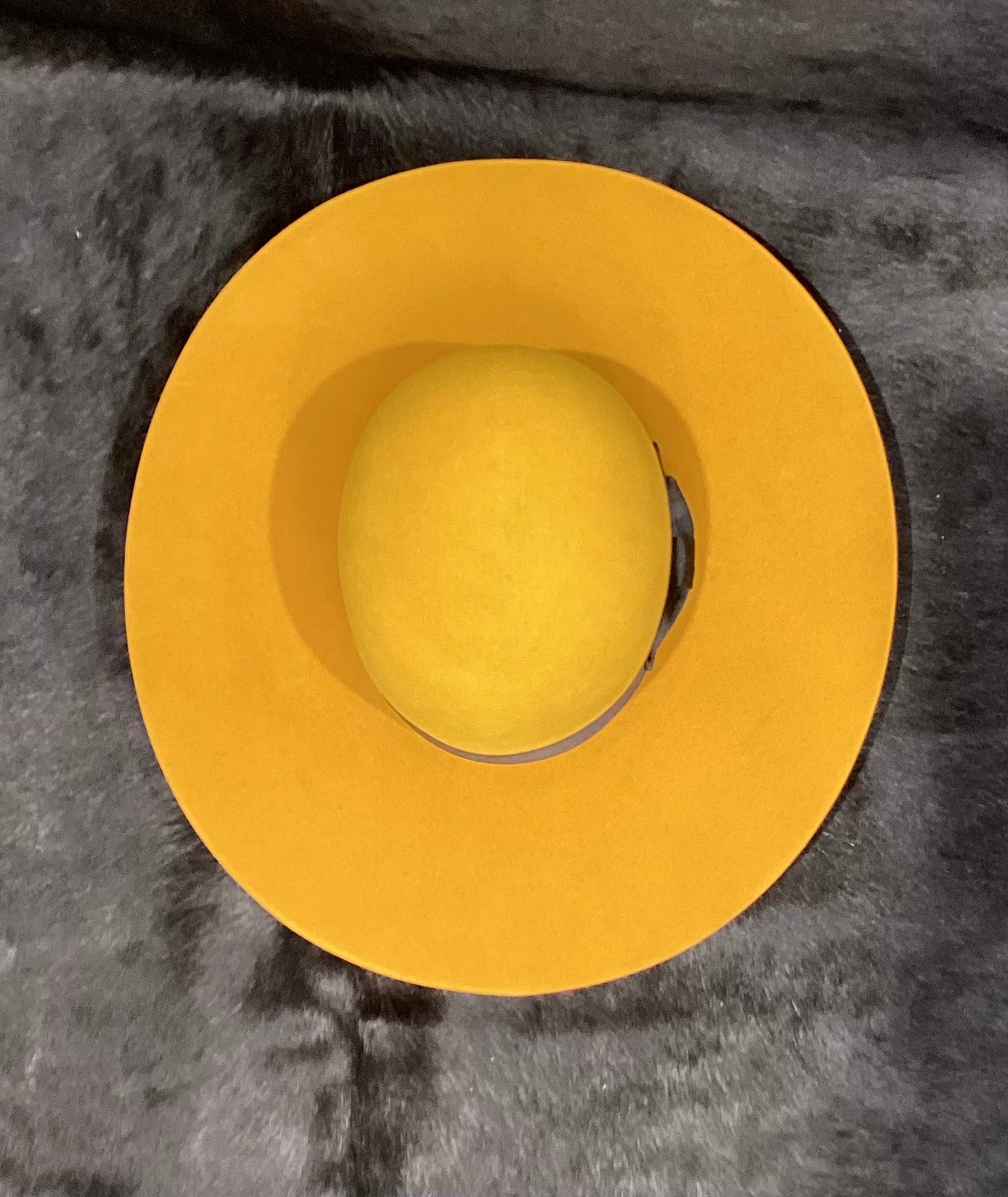 ATWOOD OPEN CROWN  5X FELT HAT - MUSTARD