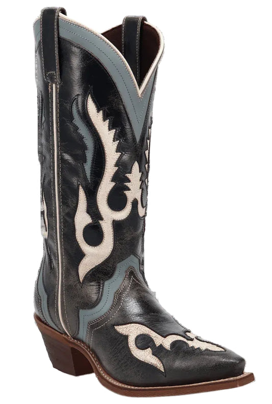 LAREDO HONKY-TONK HALO NAVY WOMEN'S BOOT