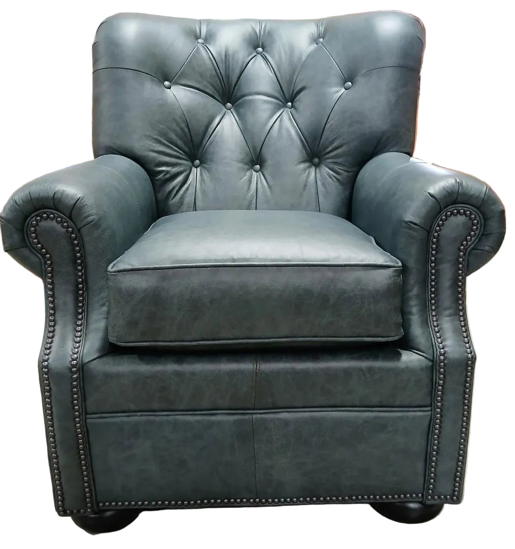 MAYO 2220L LEATHER CHAIR AND OTTOMAN