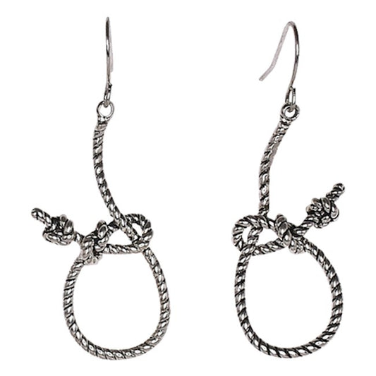JUSTIN EARRINGS HONDA KNOT LASSO ROPE DANGLE