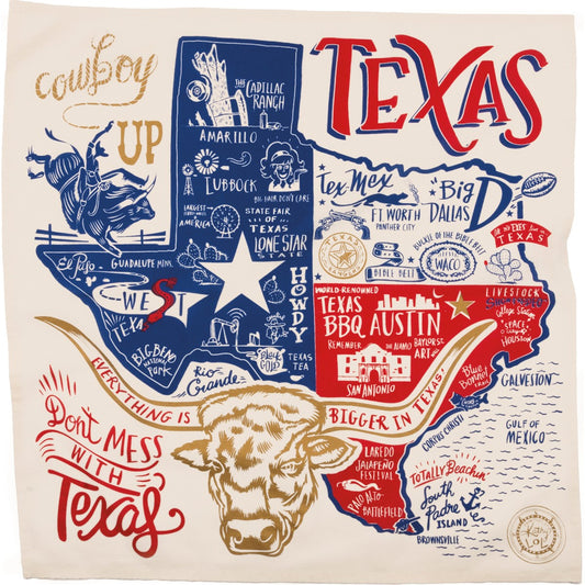 "DON'T MESS WITH TEXAS" DISH TOWEL