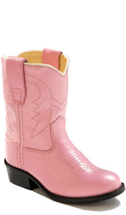 OLD WEST GIRLS TODDLER ALL PINK BOOTS