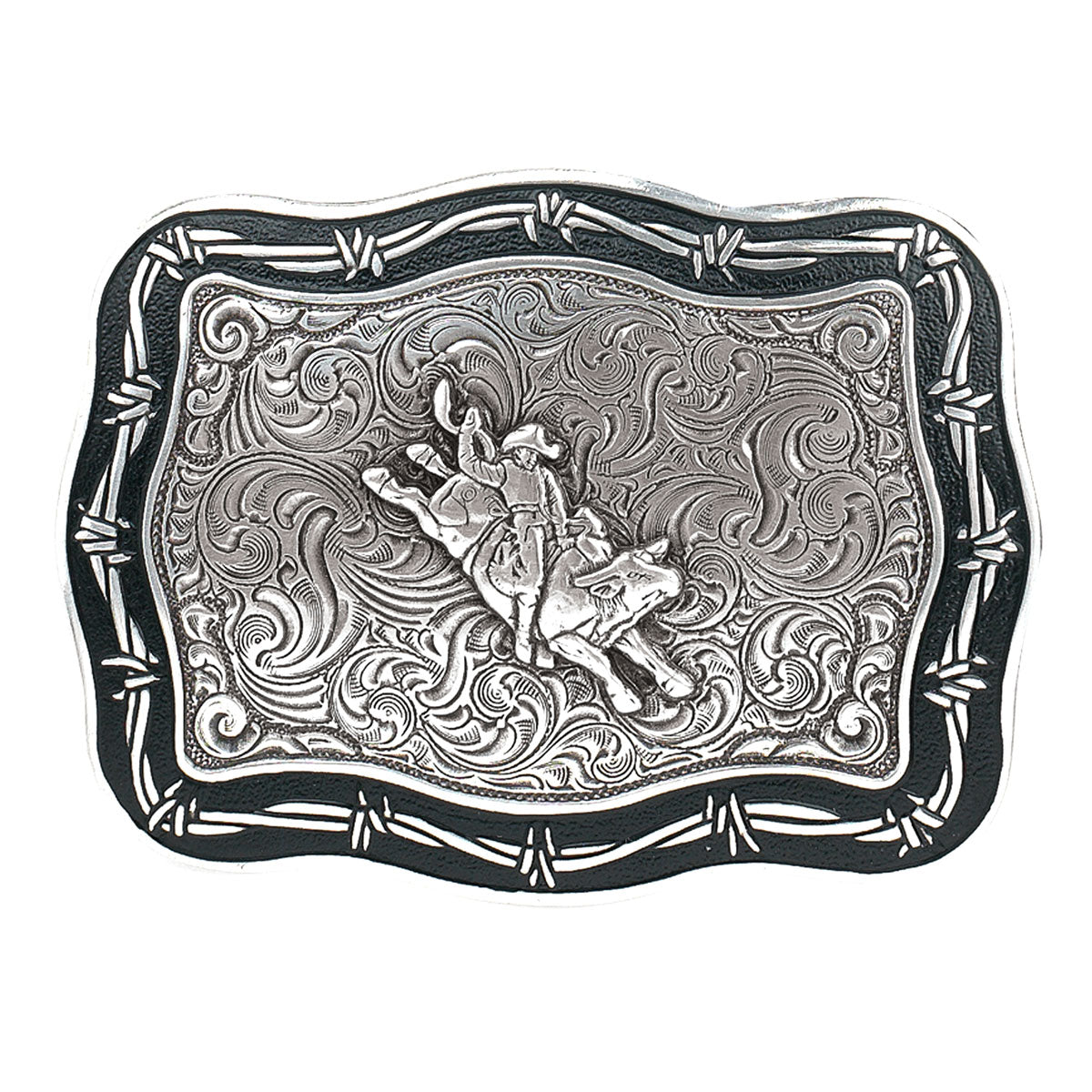NOCONA CRUMRINE VINTAGE BULL RIDER BUCKLE