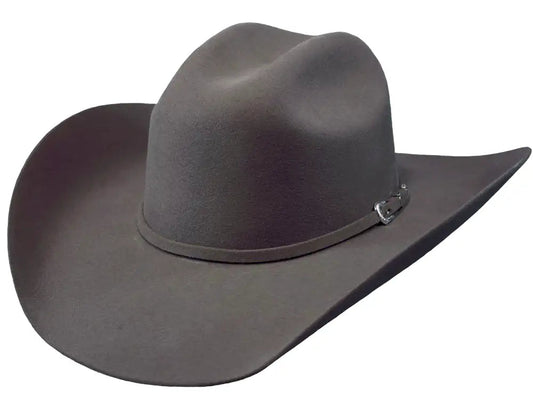 JUSTIN DENTON 3X PREMIUM WOOL HAT in SMOKE