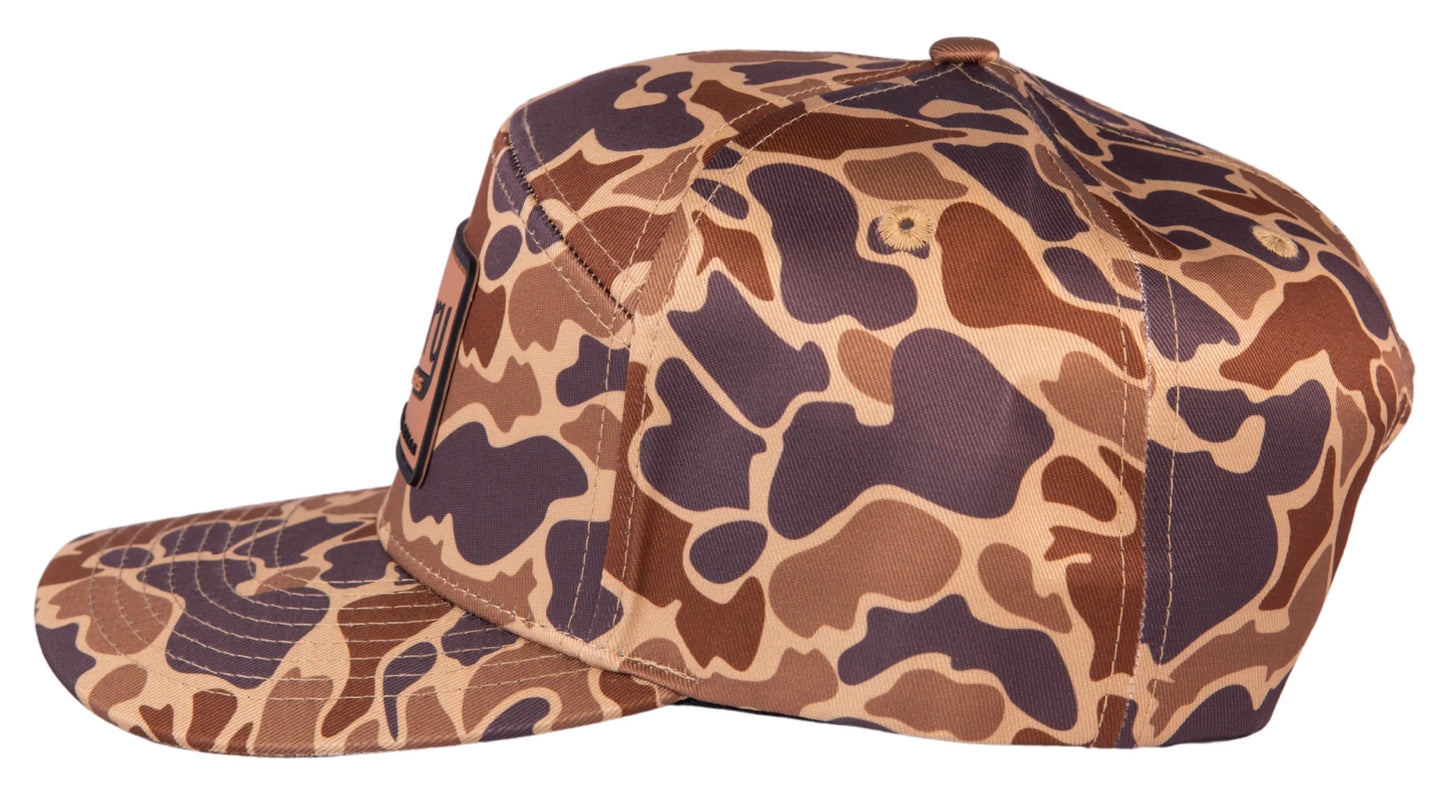 EMBRY DUCK CAMO 6 PANEL RETRO TRUCKER CAP