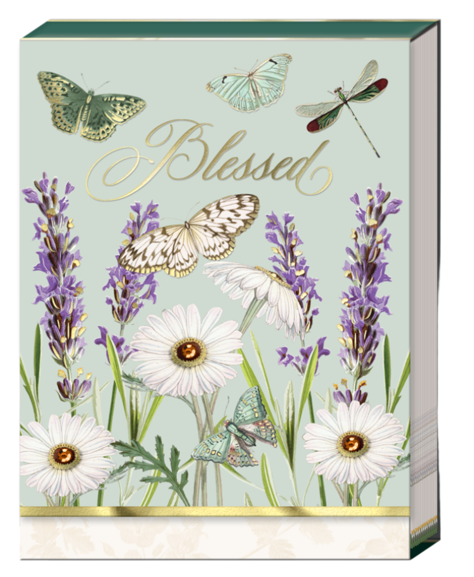 NATURE'S GRACE "BLESSED LAVENDER" POCKET NOTE PAD