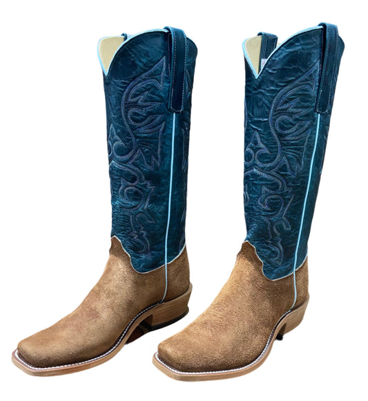 MENS BROWN BIG LEAGUE ROUGHTOUT OLATHE BOOT