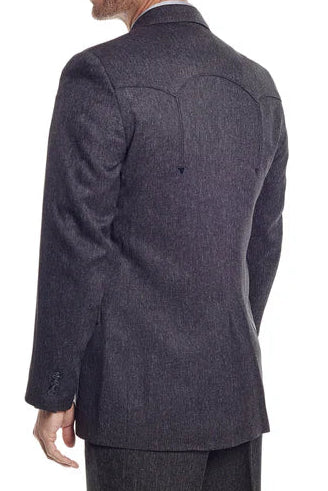 CIRCLE S MEN'S VEGAS WESTERN SPORT COAT - CHARCOAL