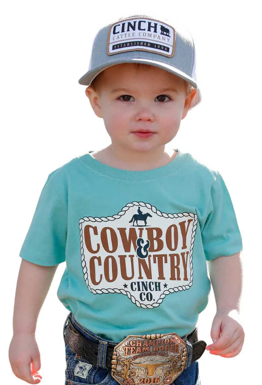 CINCH INFANT AND TODDLER "COWBOY COUNTRY" GRAPHIC TEE