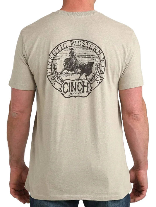 CINCH MEN'S GRAPHIC TEE in STONE