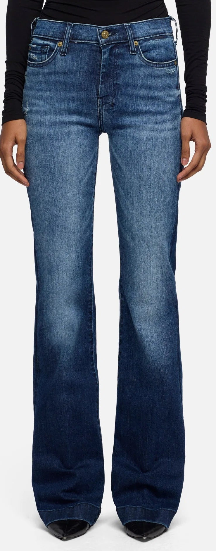 7 FOR ALL MANKIND DOJO JEANS in LAKE BLUE