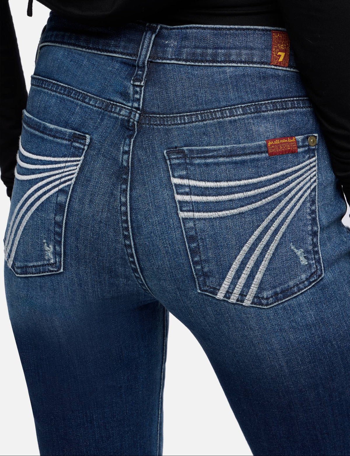 7 FOR ALL MANKIND DOJO JEANS in LAKE BLUE