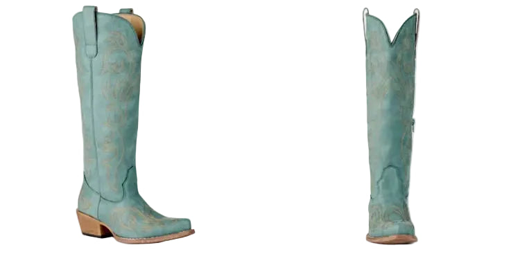 ROPER WOMEN'S RYDER TURQUOISE TALL COWBOY BOOTS