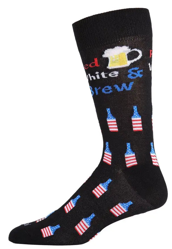 MEMOI MEN'S NOVELTY BAMBOO SOCKS - SIZE 10-13