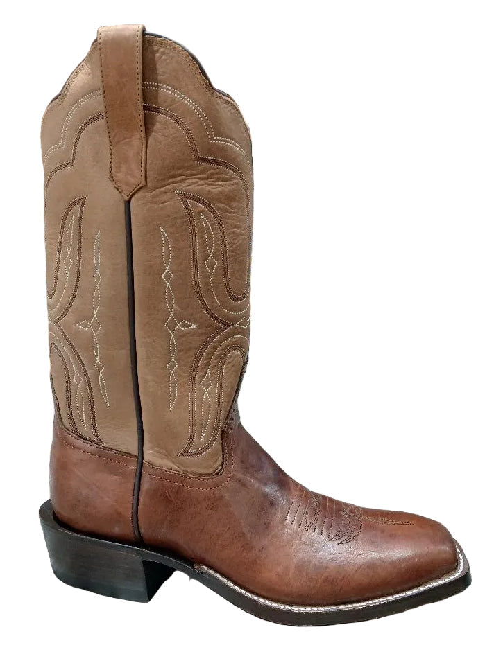YEE HAW RANCH EXCLUSIVE RIOS OF MERCEDES CANELA NAVAJO BISON BOOTS