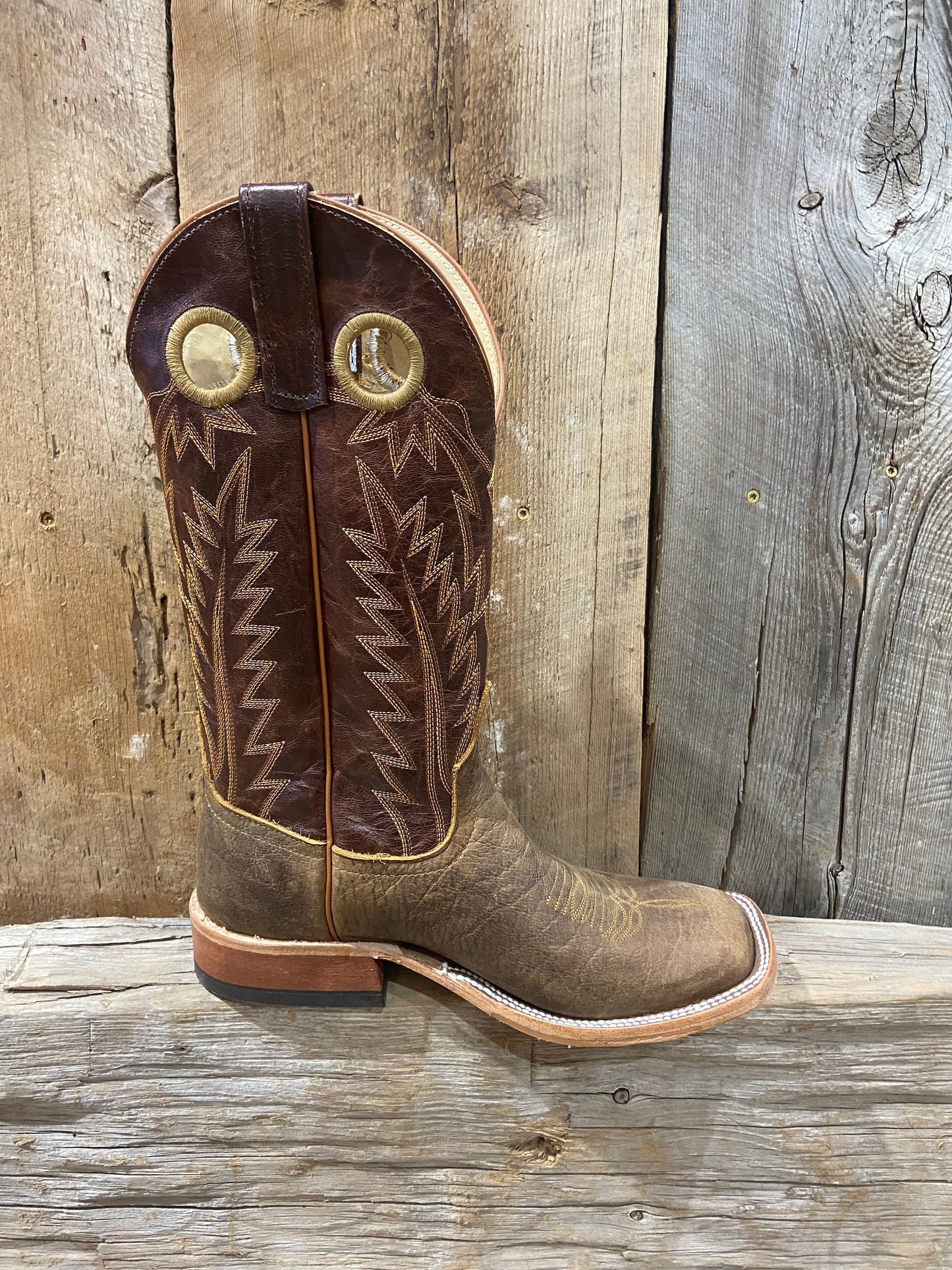 ANDERSON BEAN NATURAL BRAHMA BISON MENS BOOTS