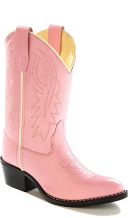 OLD WEST GIRLS ALL PINK BOOTS