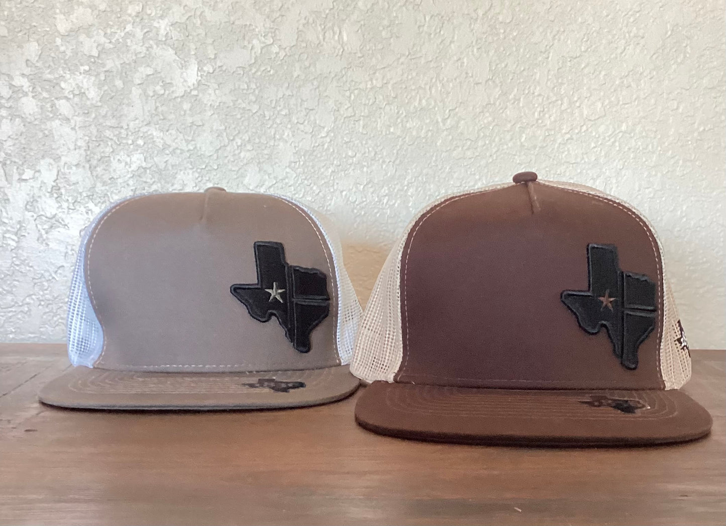 Small Texas Shape Snapback Cap - 2 Colors