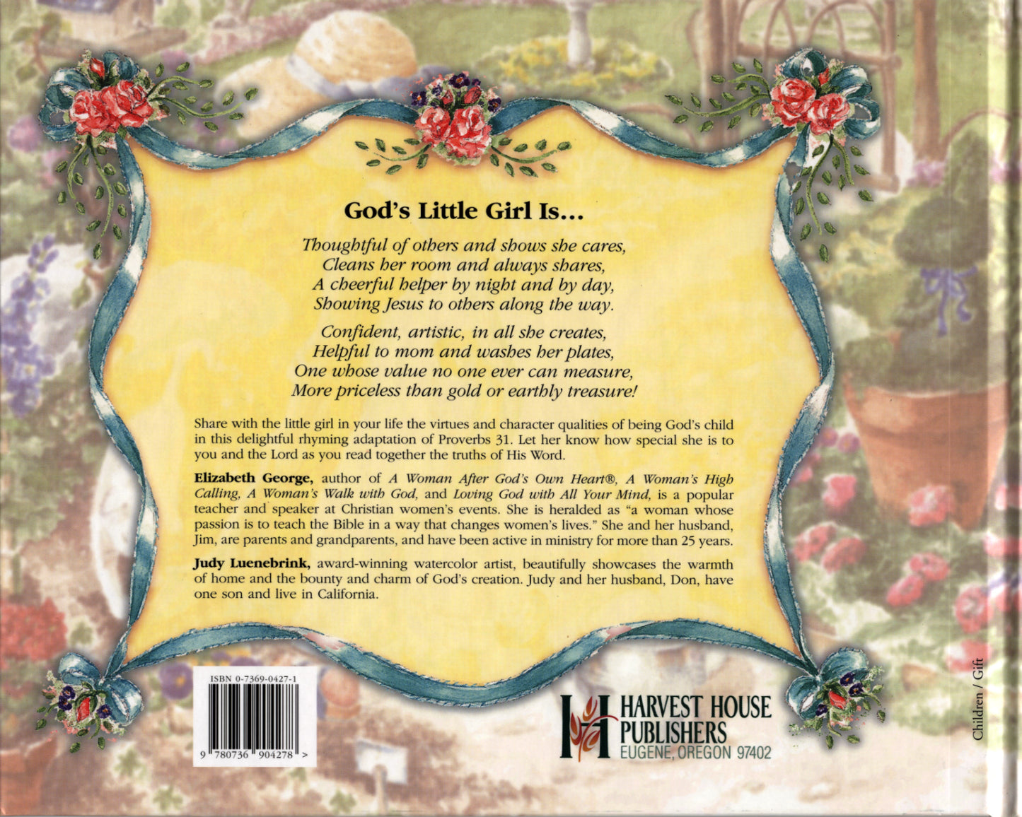 GOD'S WISDOM FOR LITTLE GIRLS, A FAITH BASED BOOK