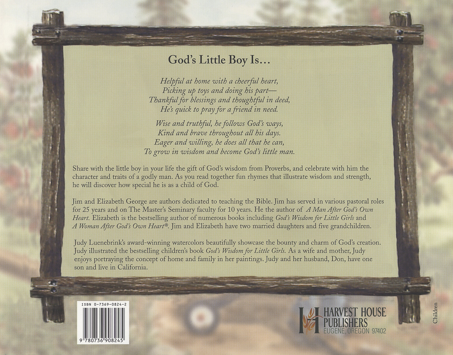 GOD'S WISDOM FOR LITTLE BOYS, A FAITH BASED BOOK