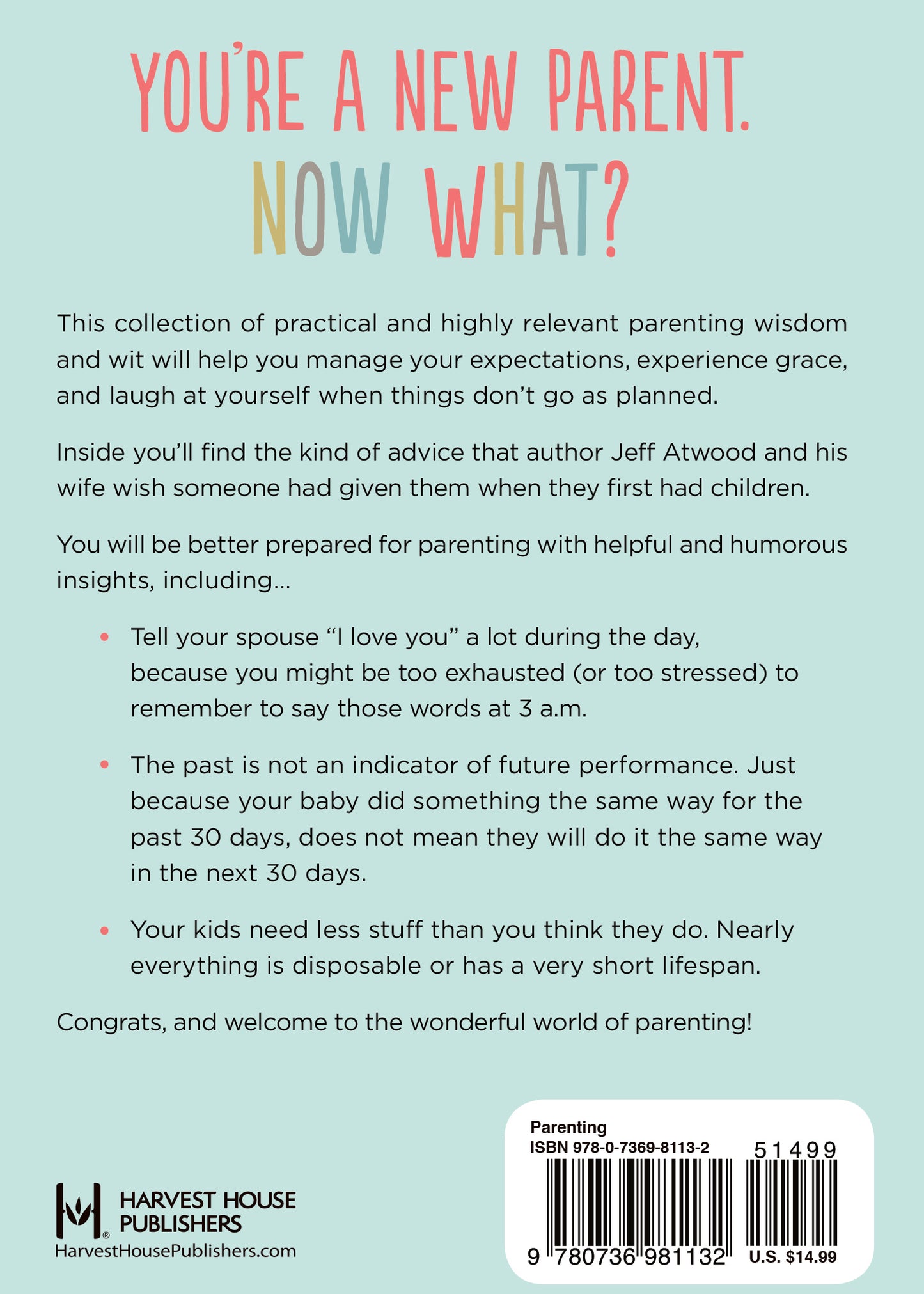 NEED TO KNOW FOR NEW PARENTS, A LIFE LESSON BOOK