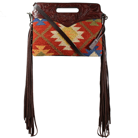 ARIAT BRYNLEE CONCEAL CARRY HANDLE BAG AZTEC - MULTICOLOR