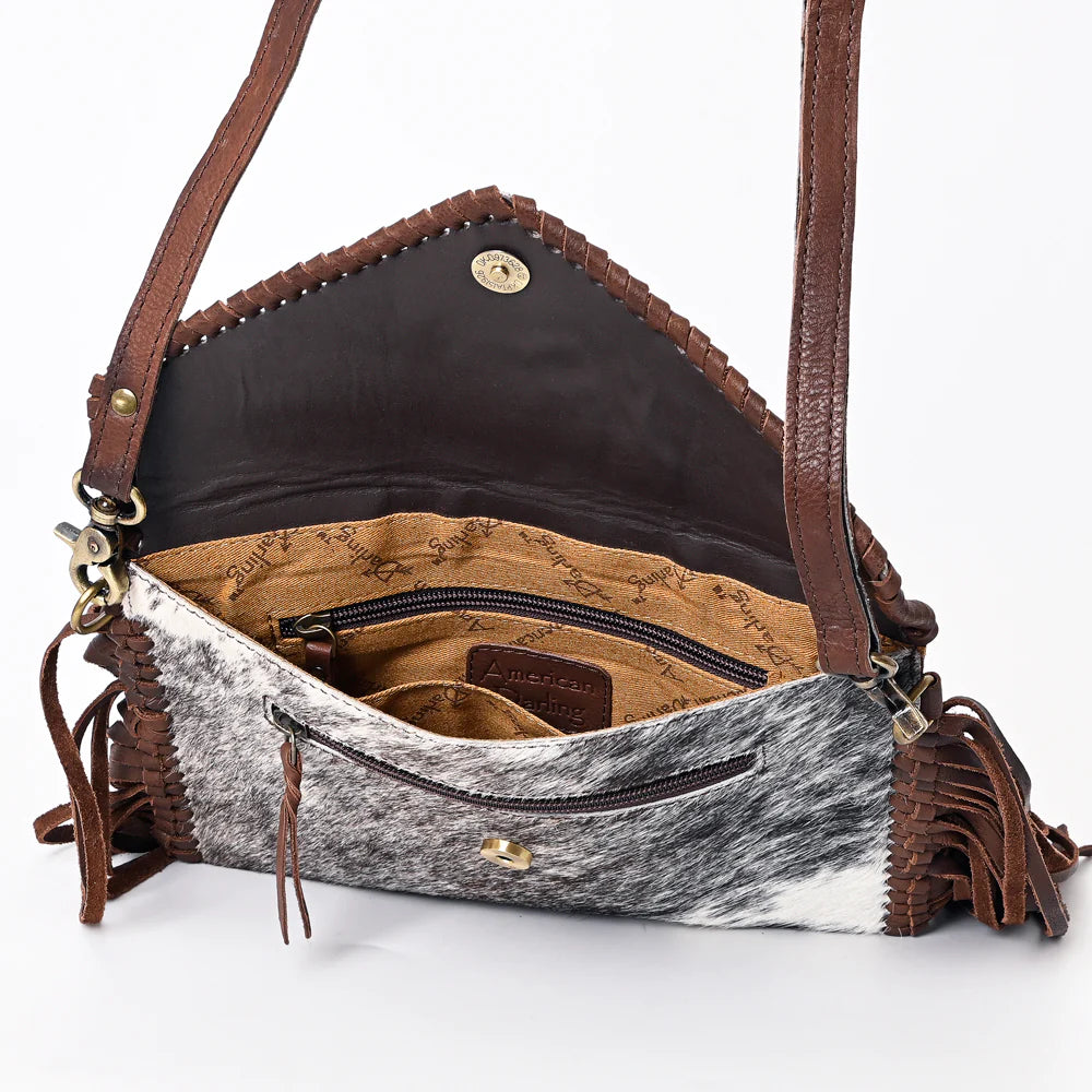 AMERICAN DARLING COWHIDE CROSSBODY ENVELOPE PURSE