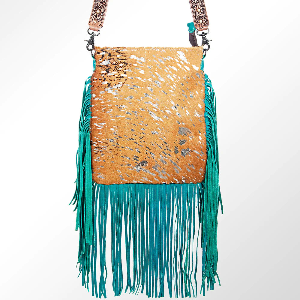 American Darling Large Cowhide Crossbody PURSE FREDERICKSBURG Yee