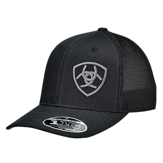 ARIAT MEN'S FLEXFIT 110 CAP in BLACK