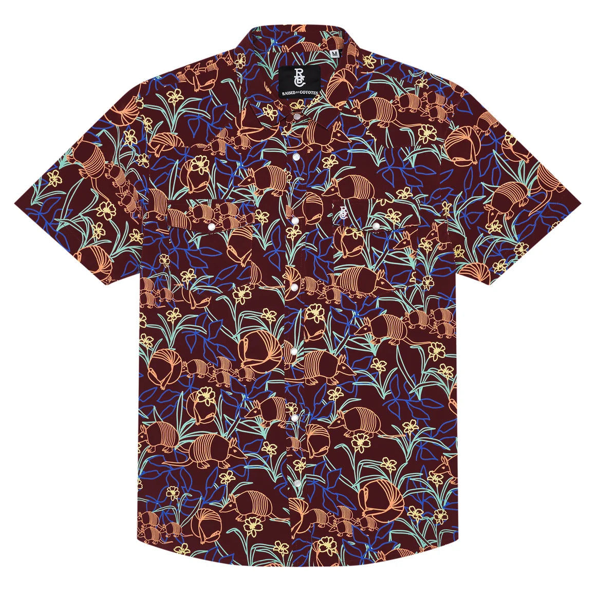 MEN'S ARMADILLLO ROLL PEARL SNAP SHORT SLEEVE SHIRT